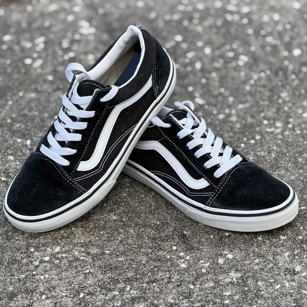 Vans Off The Wall 507451 Black Casual Shoes Sneakers Size M 6.5 W 8 Juniors Size